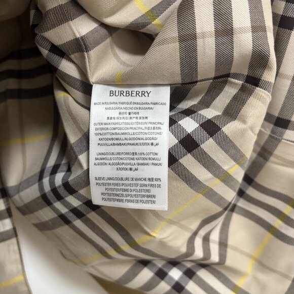 NWOT! BURBERRY Long Castleford Trench Coat - Picture 16 of 16